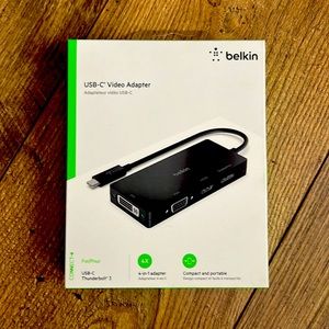 Unopened belkin USB-C video adapter